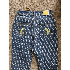Baby Phat Denim Jeans with Cat Print